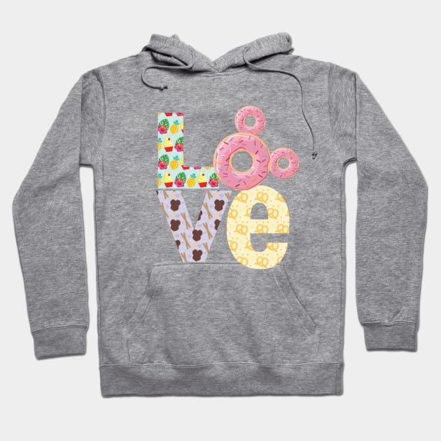 Snack LOVE Hoodie by 5571 designs